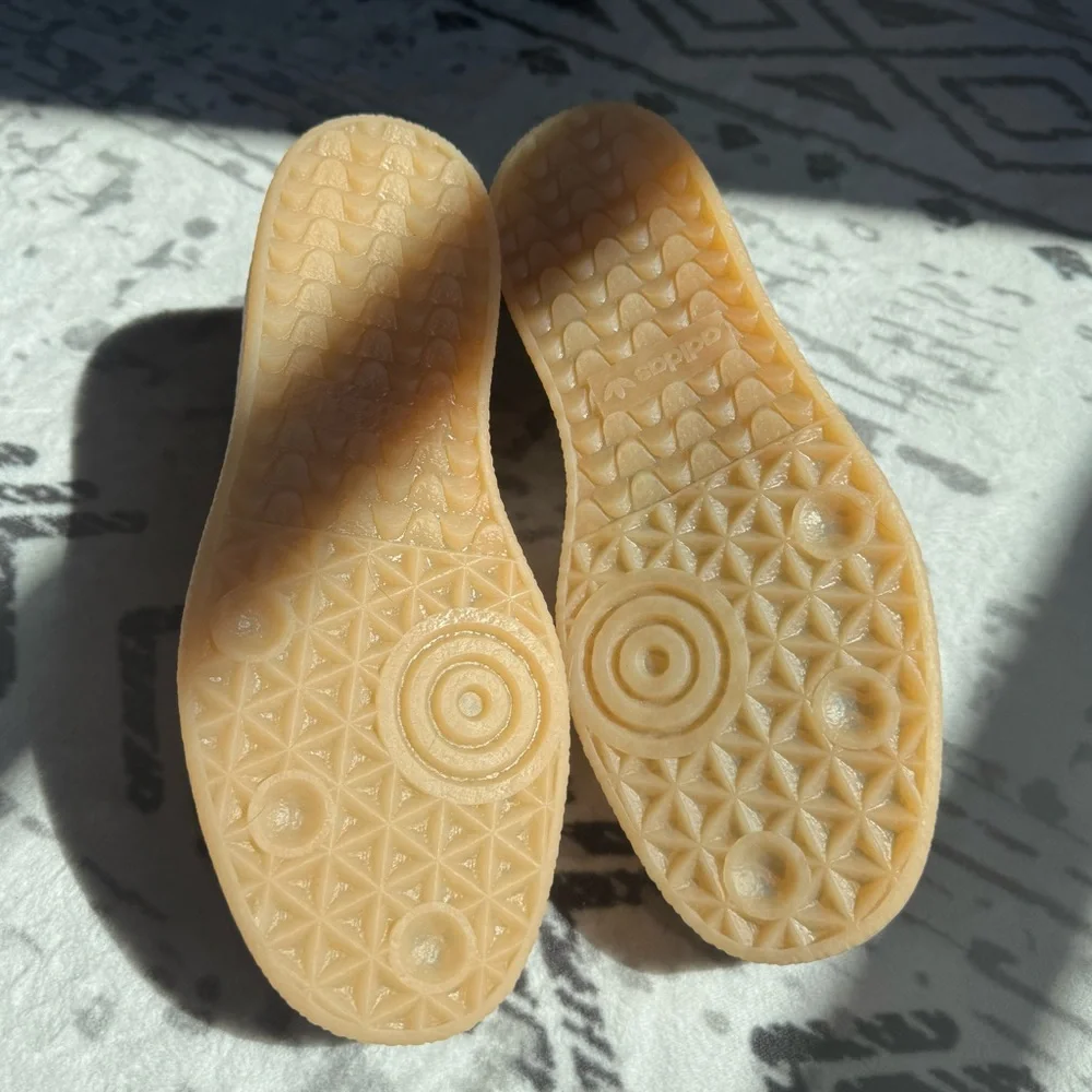 Adidas Platform Samba Sneakers In Black And White With Gum Sole - Picture 3 of 4